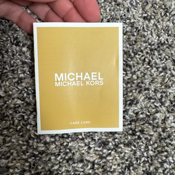 Michael Kors Powder Blue Monogram Embossed Mini Shoulder Bag - Picture 10 of 15